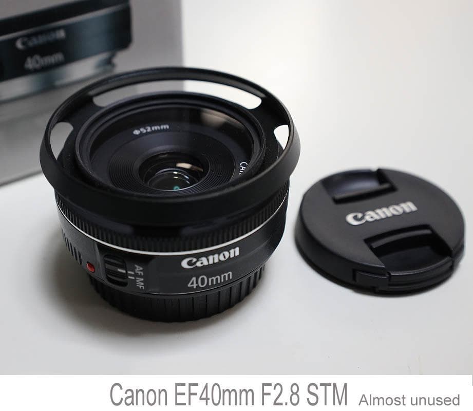 Canon EF40mm F2.8 STM レンズ ほぼ新品