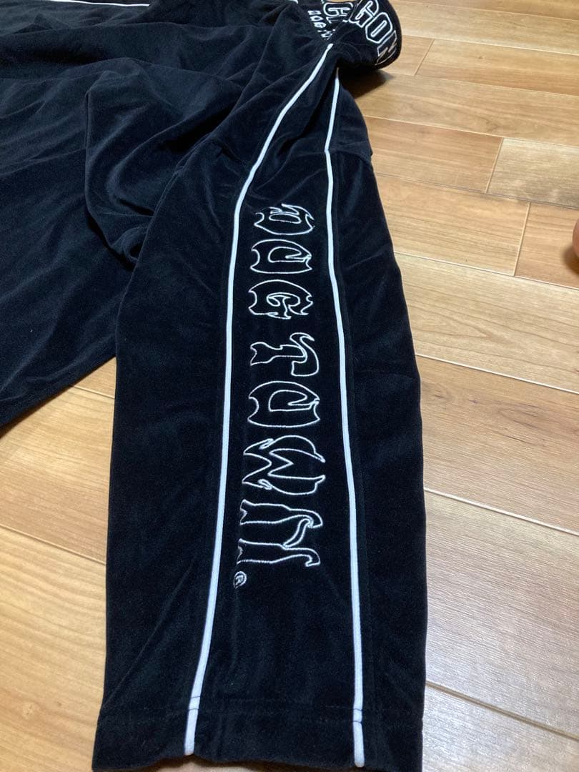 00s dog town XL ベロア セットアップ 刺繍ロゴ ドッグタウン