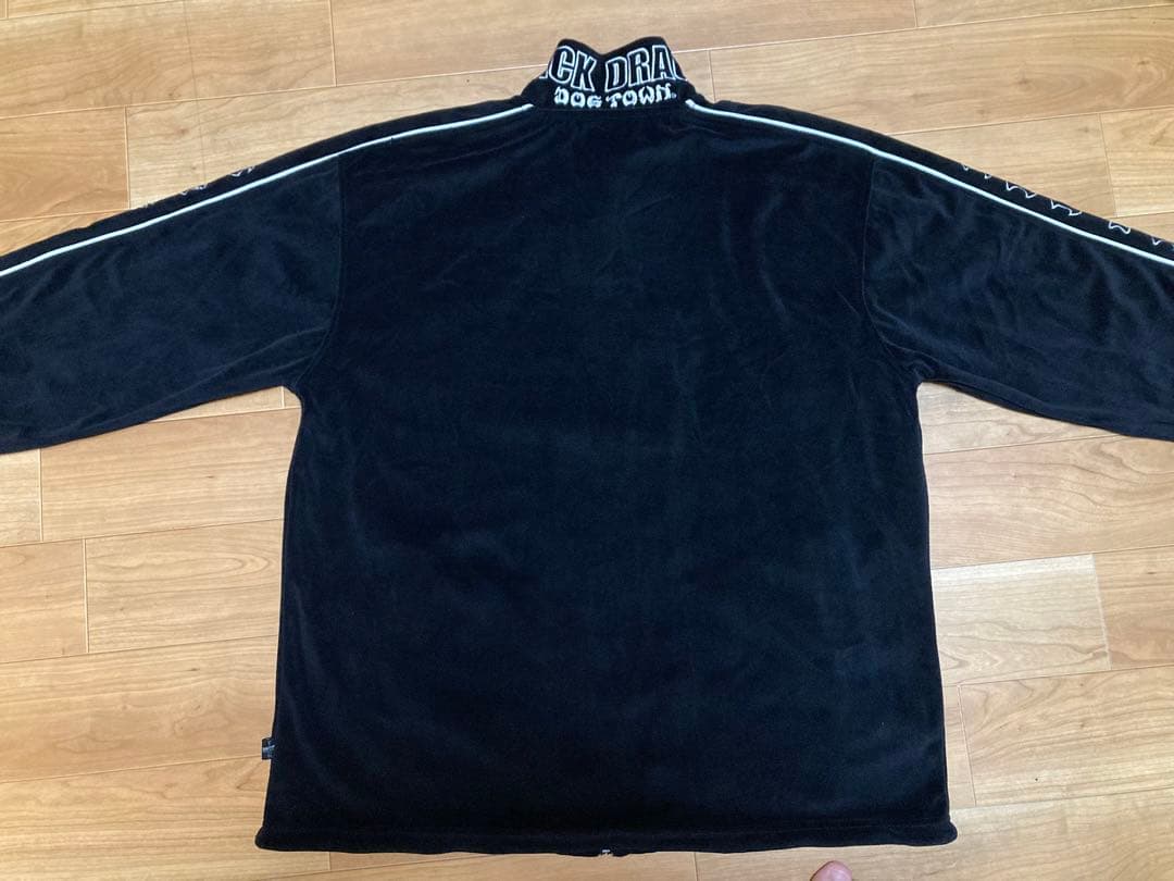 00s dog town XL ベロア セットアップ 刺繍ロゴ ドッグタウン