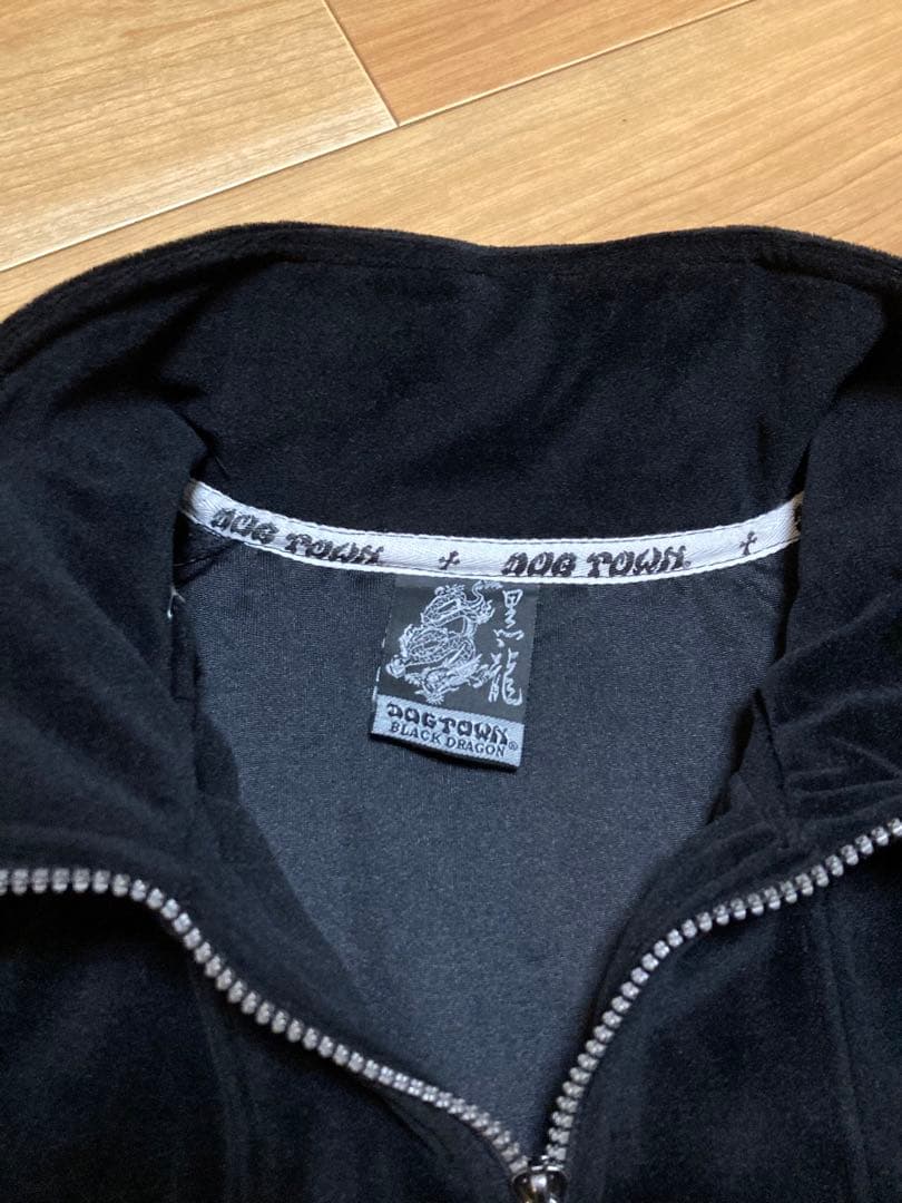 00s dog town XL ベロア セットアップ 刺繍ロゴ ドッグタウン
