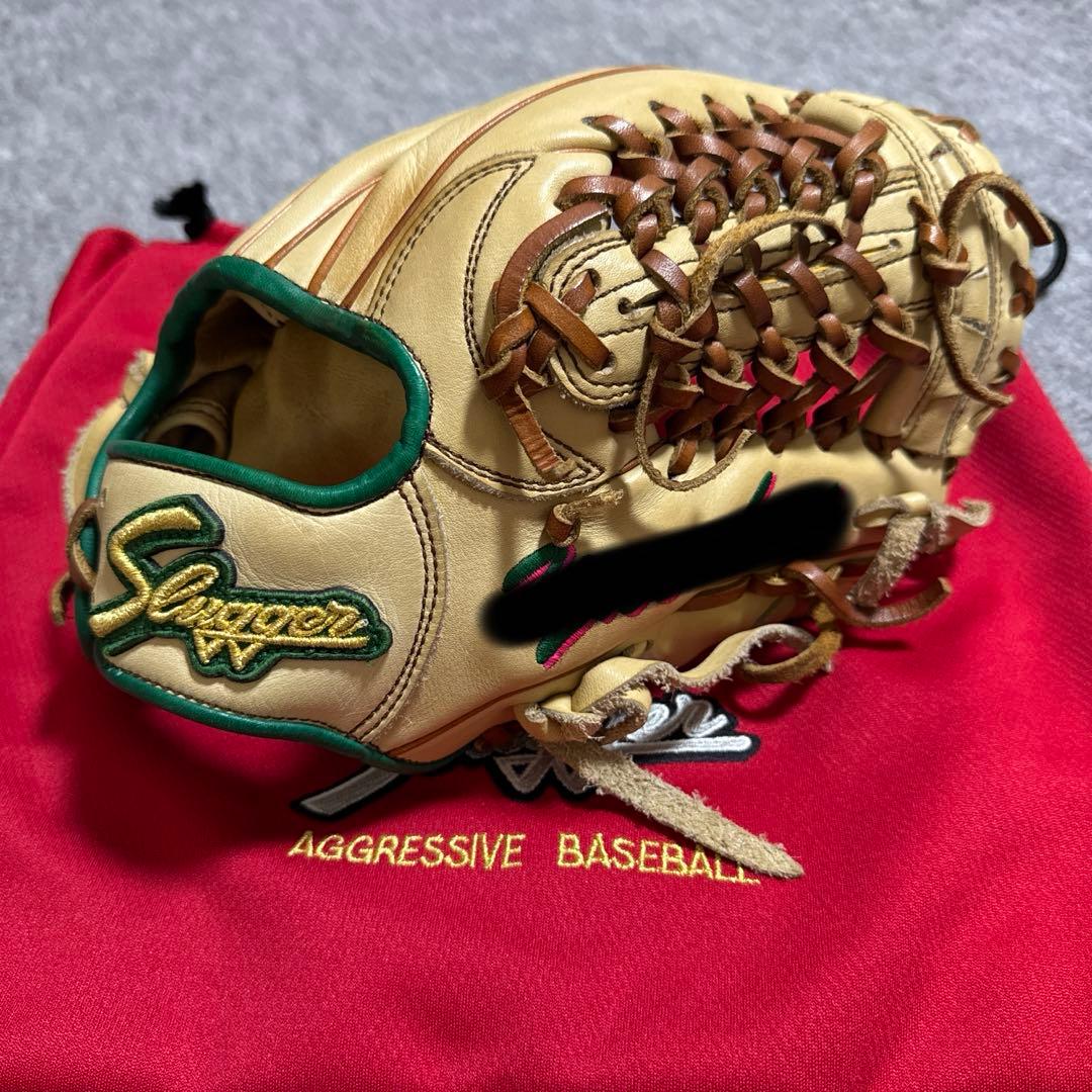 久保田スラッガー オーダー 一般用 軟式 内野手用 グローブ 刺繍有り 型付き