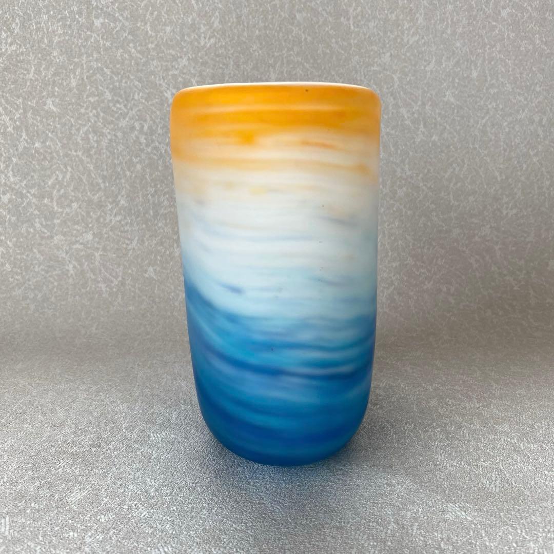 岩田久利 『 朝の海 』 花瓶 花器 フラワーベース