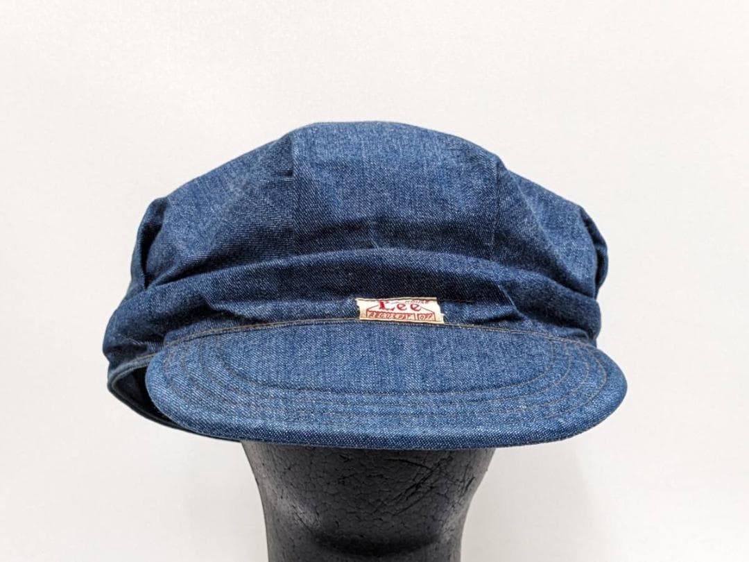 ウエアハウス×リー/デニムキャスケット/サイド鳩目/裏地ステンシル/SIZE L