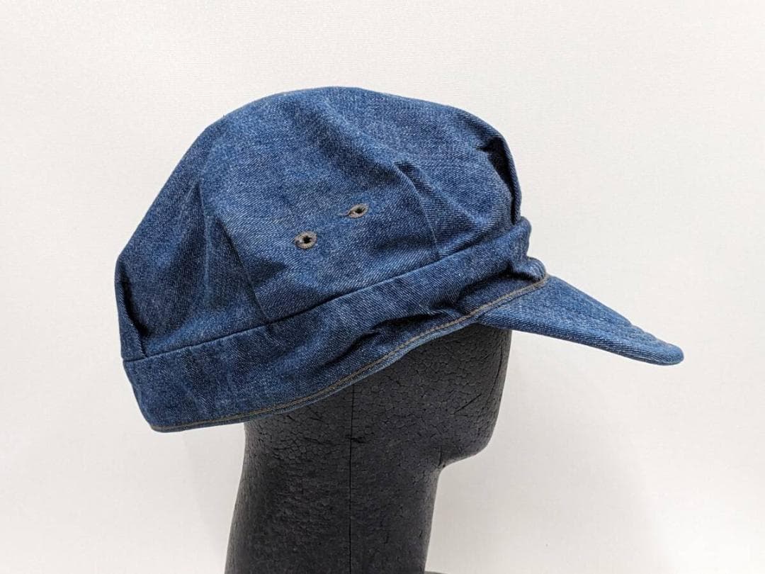 ウエアハウス×リー/デニムキャスケット/サイド鳩目/裏地ステンシル/SIZE L