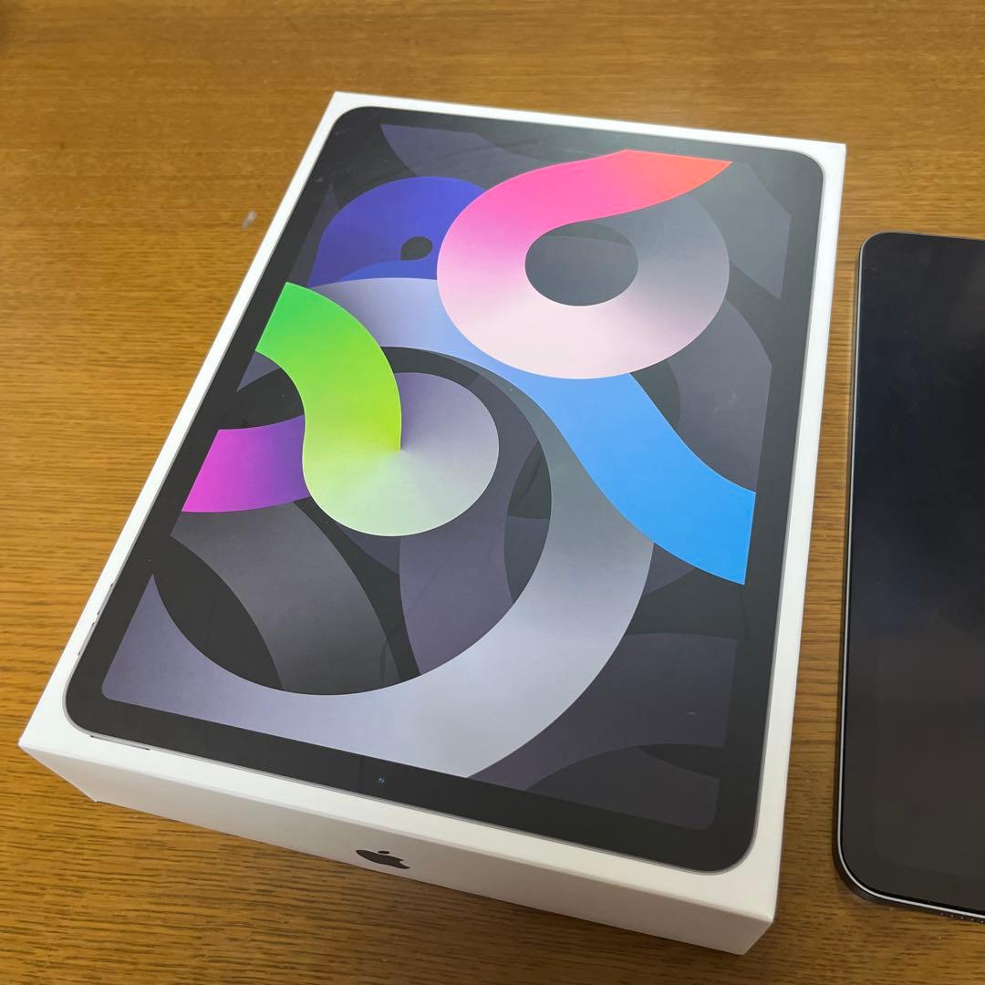 【バッテリー90%】Apple iPad Air 4 スペースグレー 64GB
