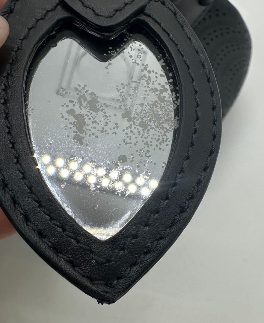 ALAIA アライア レザー パンチング クラッチバッグ ブラック