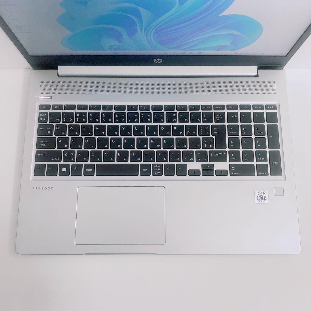 【美品】HP 450 爆速SSD256GB 16GB日本製第10世代パソコンPC