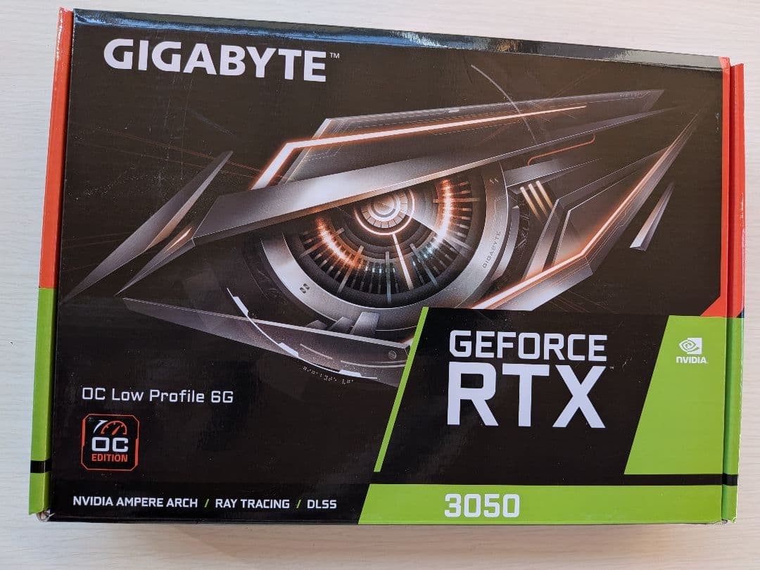 グラフィックボード・グラボ・ビデオカード GIGABYTE GeForce RTX 3050 Low Profile 6G