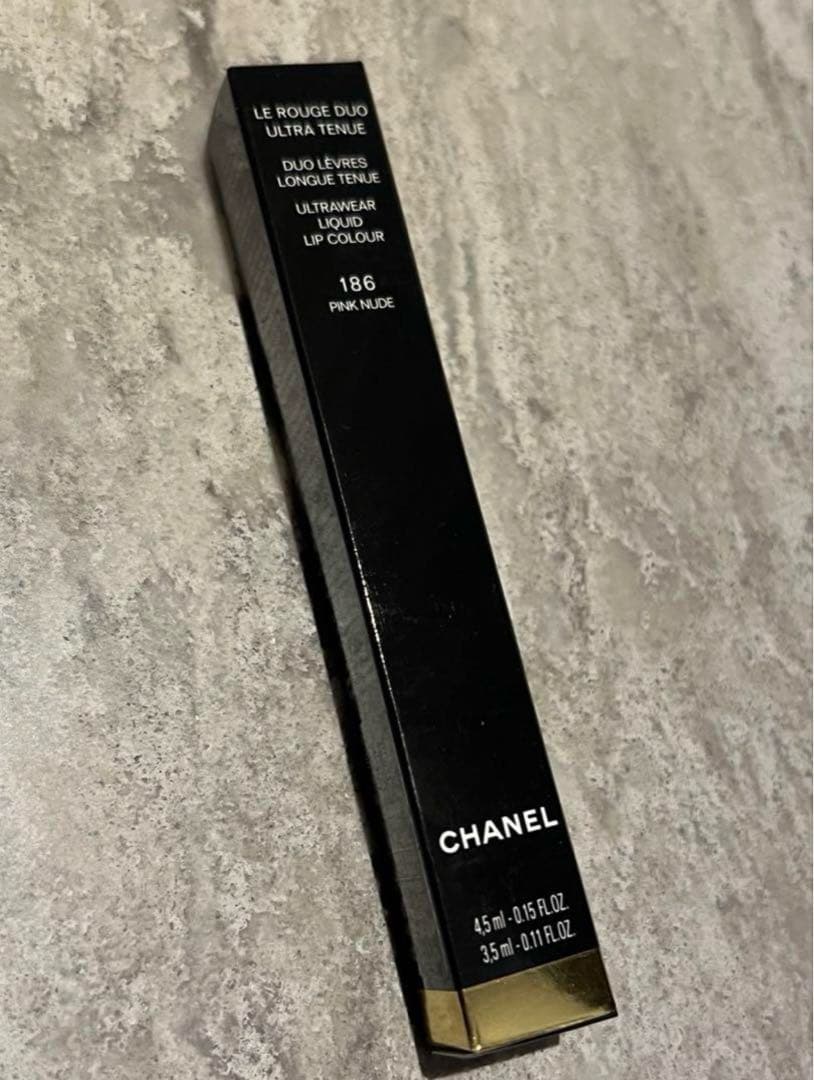 シャネル ル ルージュ デュオ ウルトラ トゥニュ 186 ピンクヌード