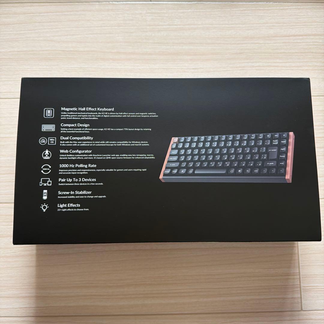 Keychron K2 HE ラピッドトリガー 日本語配列