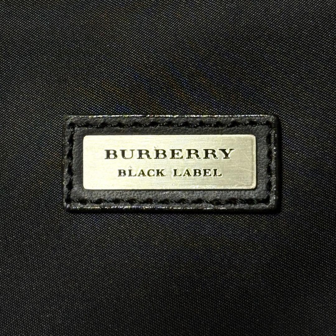 m*i様 バーバリーブラックレーベル　ナイロンショルダー　サコッシュ　ブラックノ