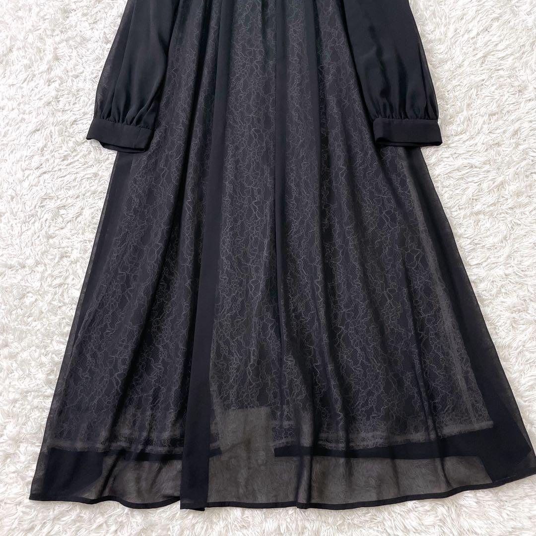 美品✨️ネイナ Neina パーティーワンピース 重ね レース フォーマル 3L