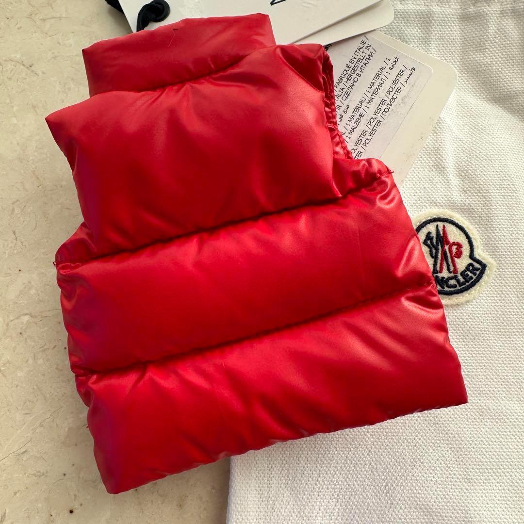 【新品】2025 モンクレール キーリング ミニベスト クラシックジレ ダウン