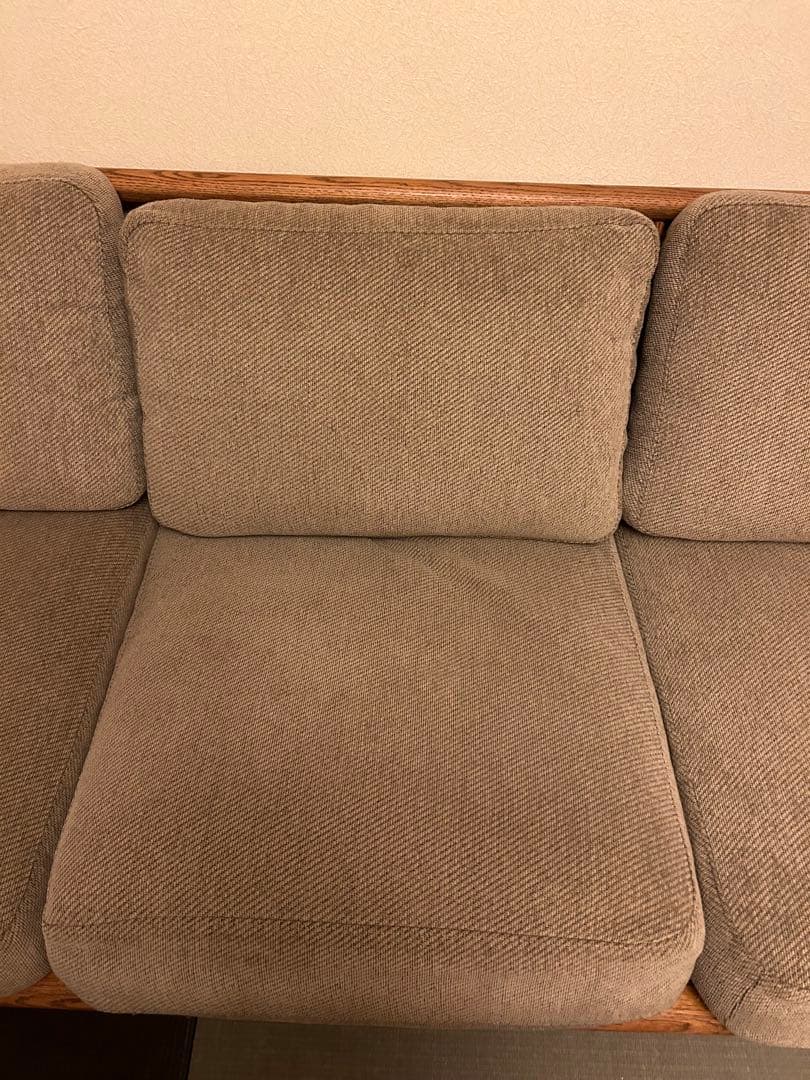 モモナチュラル　クラウドソファ 3人掛けソファ