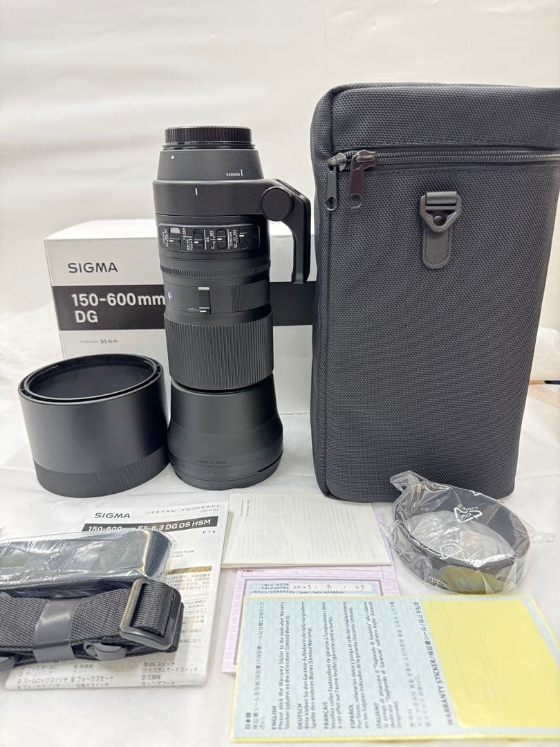 SIGMA 150-600mm F5-6.3 DG キヤノンEFマウント用