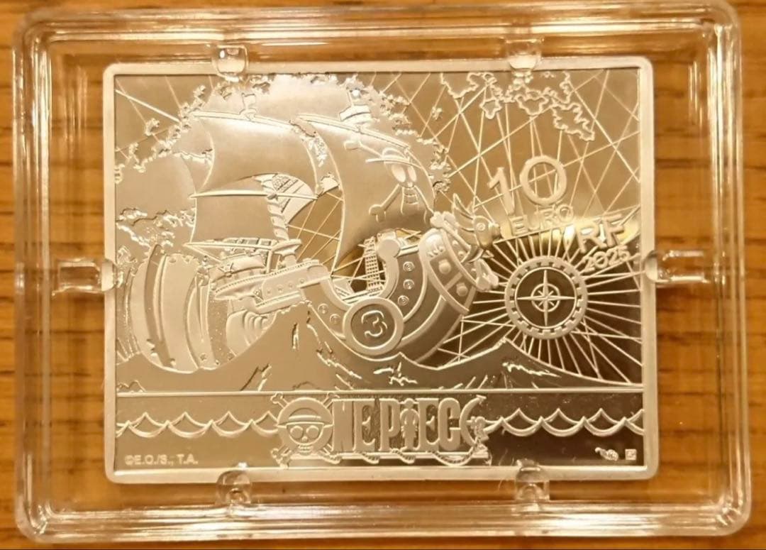 限定　2025年 ワンピース　記念 パリ造幣局発行　プルーフ　純銀　銀貨　シルバ