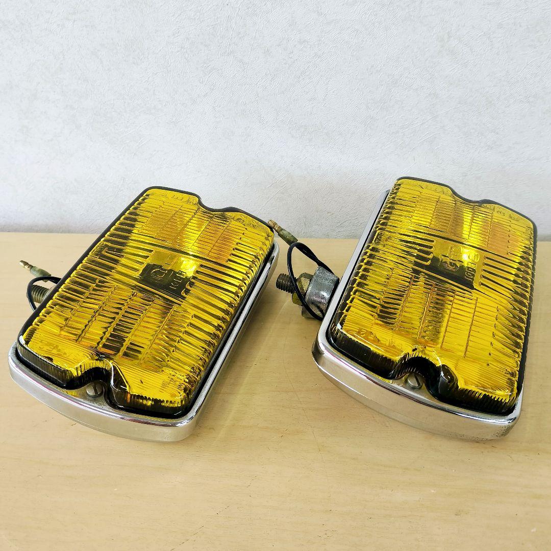 CIBIE IODE 35 イエロー 角型フォグランプ 当時物 旧車 AE86等