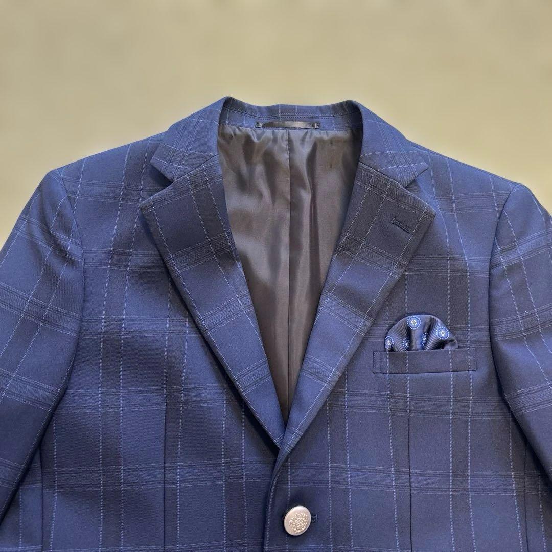 卒業式　スリーピース(ベスト付き) スーツ　男の子　170 紺