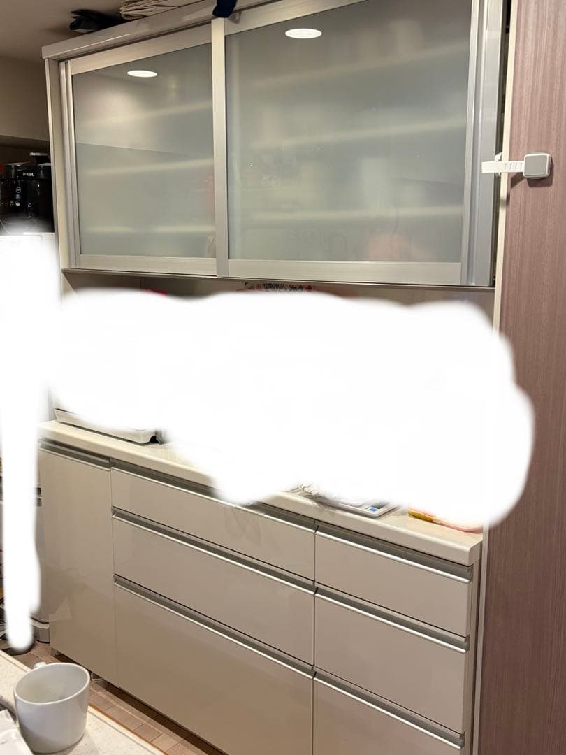 パモウナ 食器棚IK IKA-S1600R パールホワイト