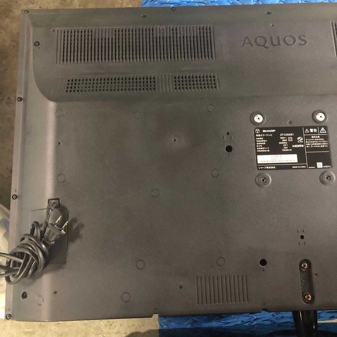 引取可 2019年製 SHARP シャープ40型 液晶テレビ 2T-C40AE1