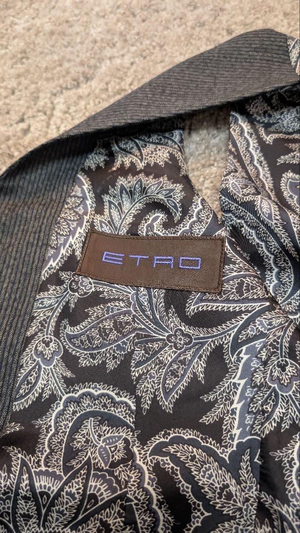 【美品】ETRO エトロ ペイズリー ジレ ベスト メンズ 44