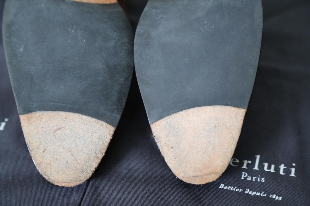 Berlutiアレッサンドロ ガレ ブラウン ドレスシューズ