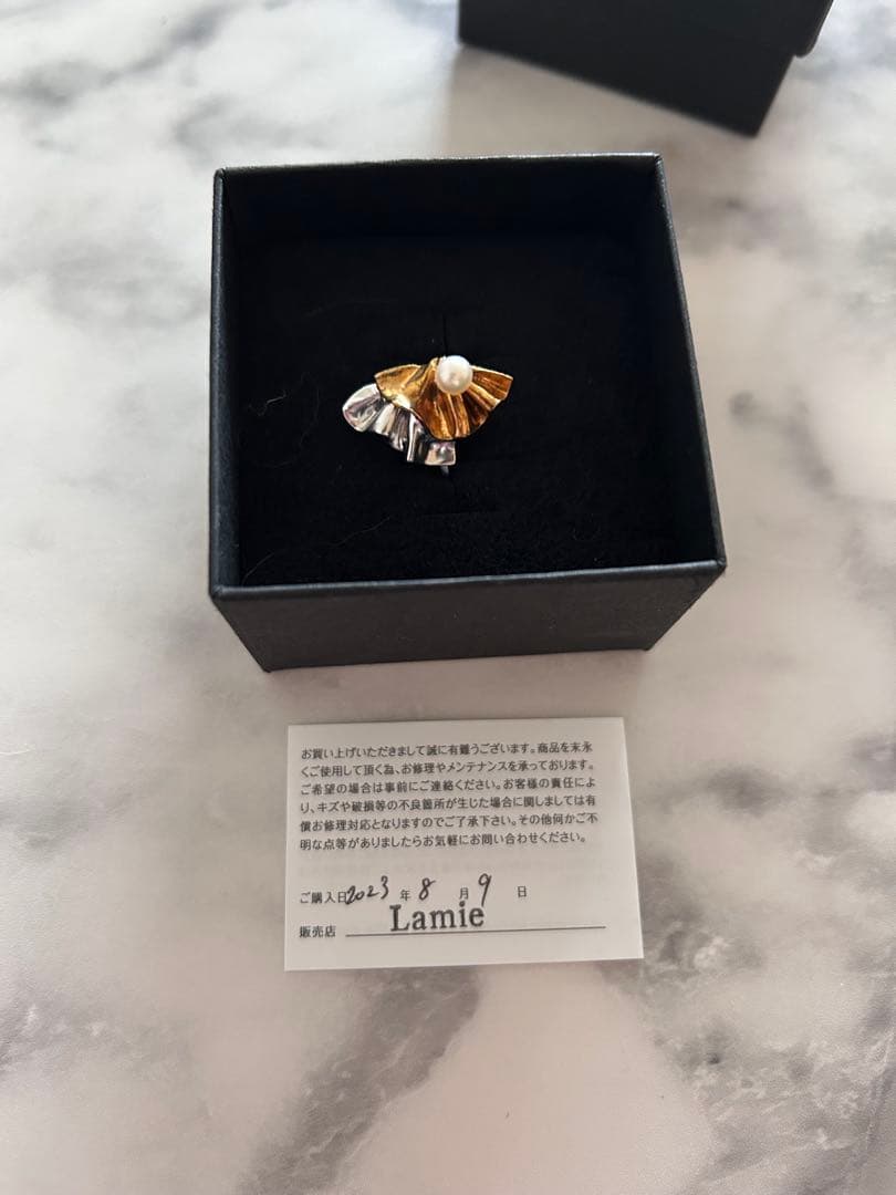 Lamie Raffle (S)イヤリング MIX (GD×SV )