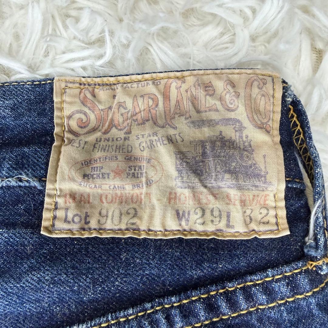 【希少】SUGARCANE 902 ロンスター セルビッジデニム W29