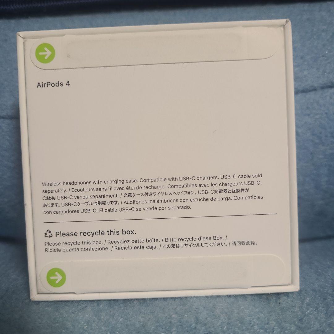 AirPods 4 本体 USB-C充電ケース付き