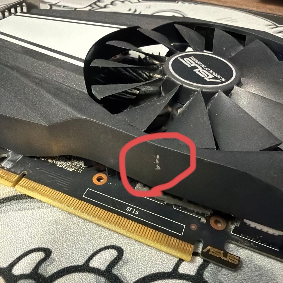 GTX1660 Super ASUS 本体のみ　グラボ