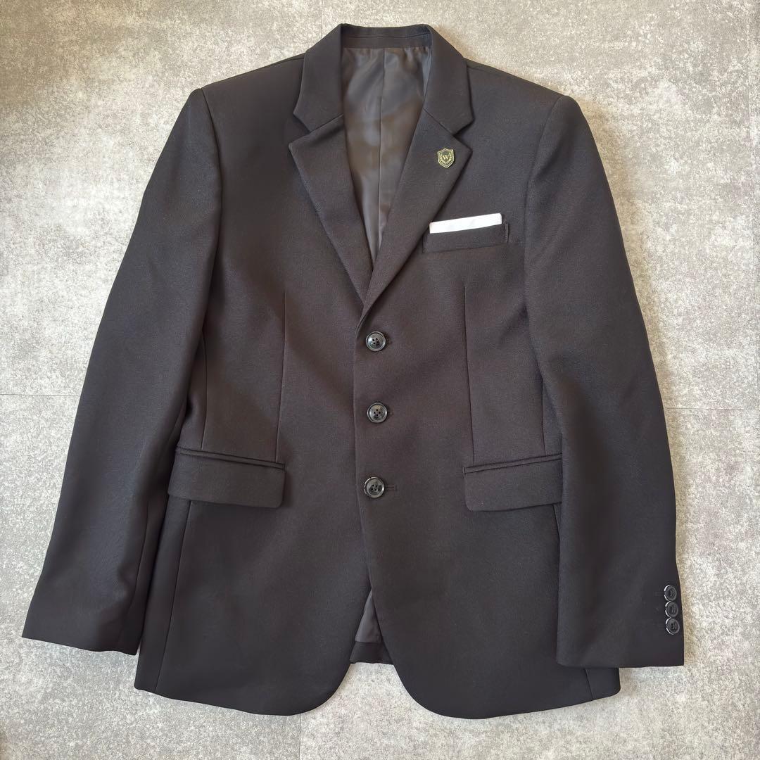 卒業式　スーツ　160 男の子　小学生 セットアップ　BEAMSDESIGN 黒