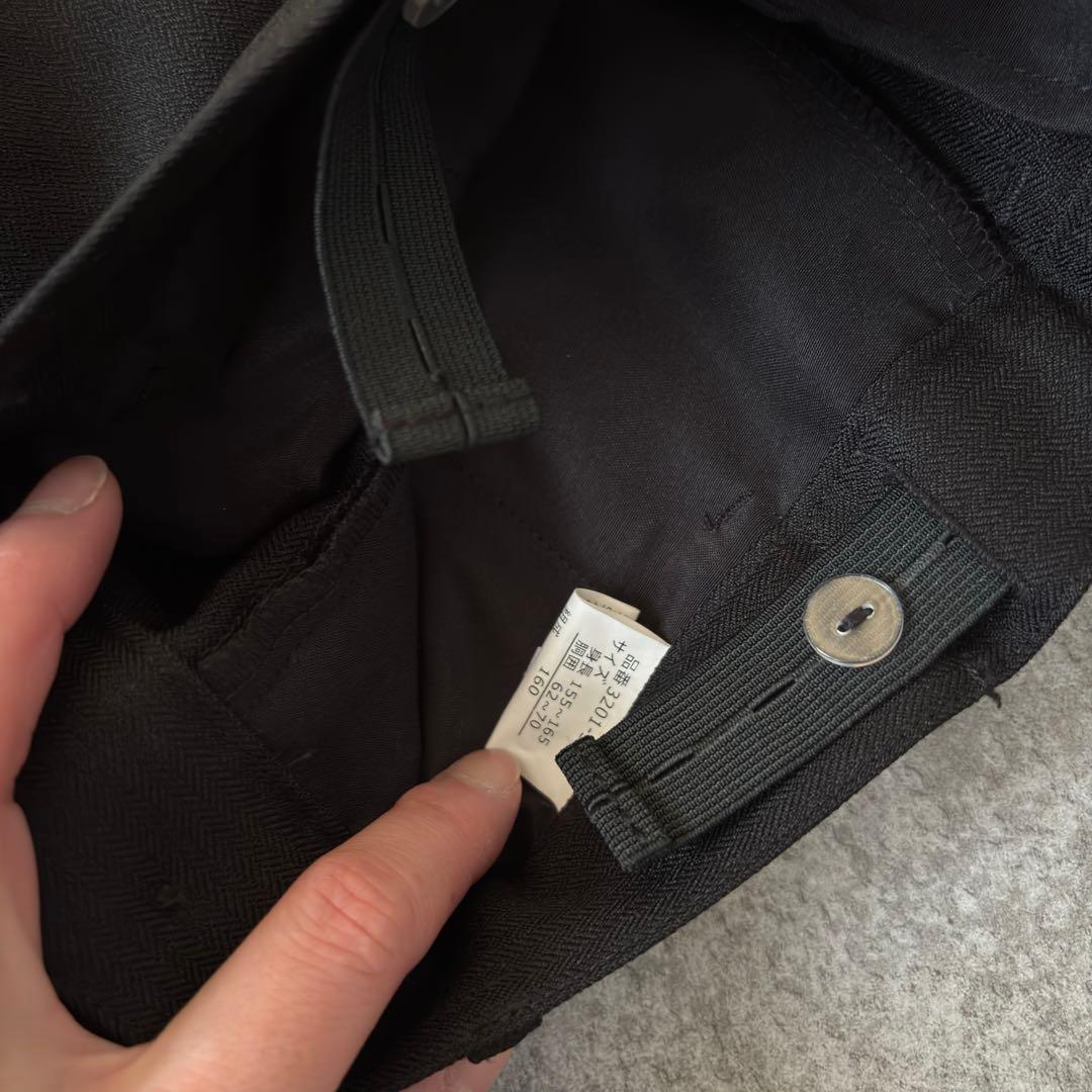 卒業式　スーツ　160 男の子　小学生 セットアップ　BEAMSDESIGN 黒