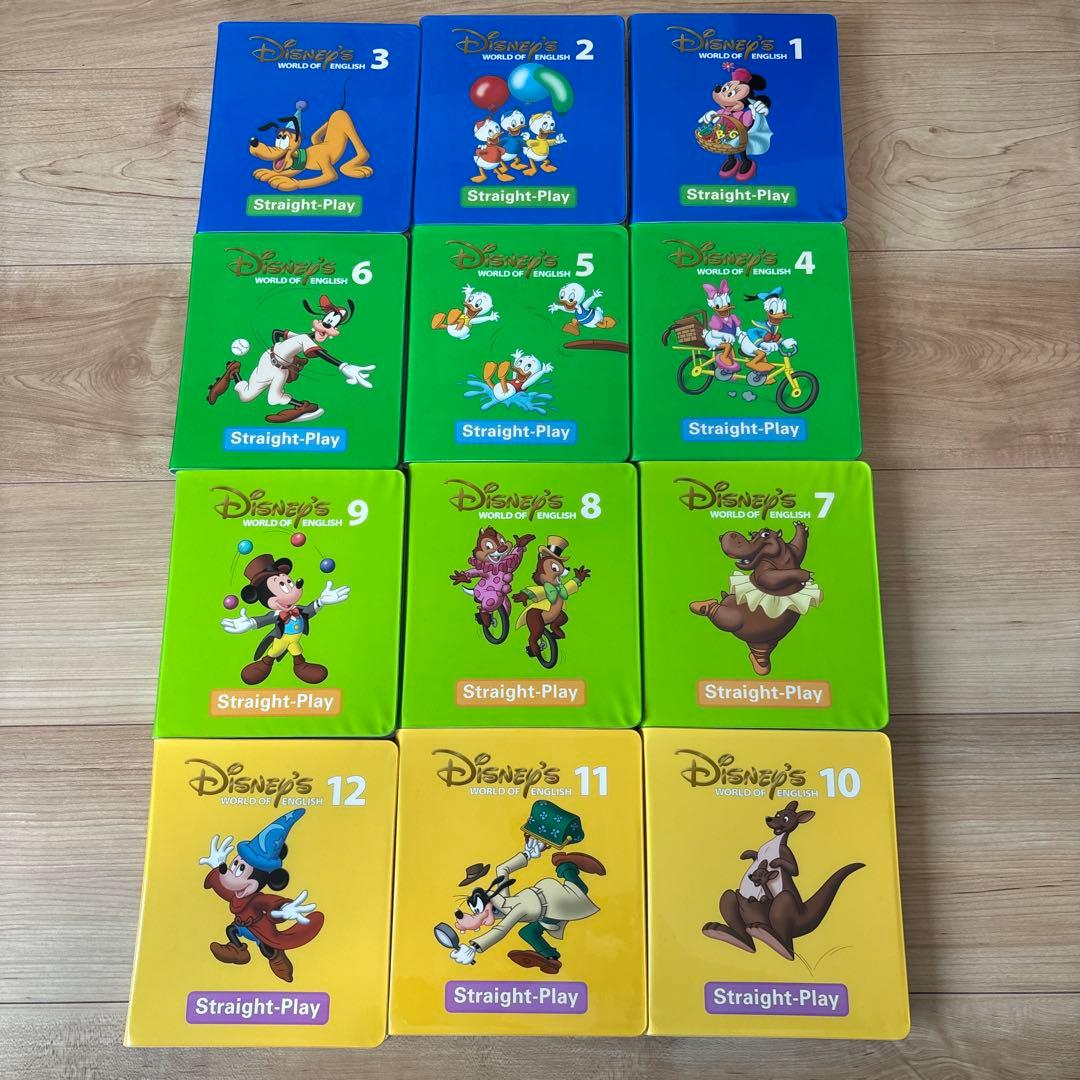 ディズニー英語システムDVD、CDと本セット