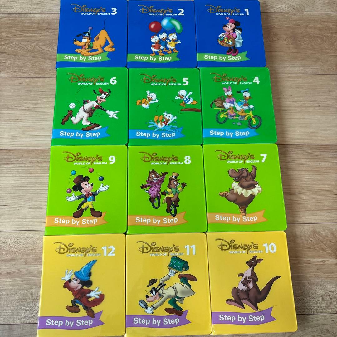 ディズニー英語システムDVD、CDと本セット