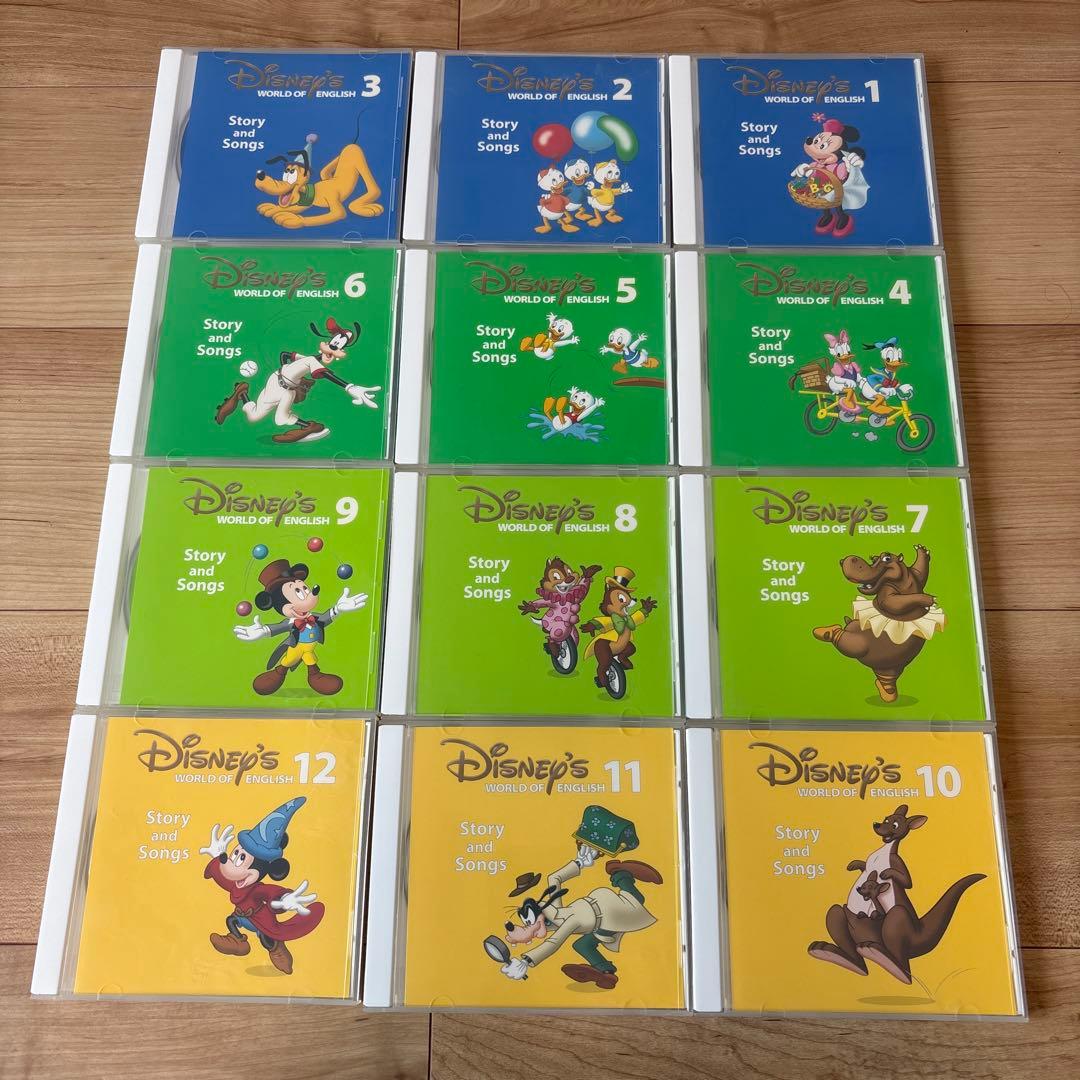 ディズニー英語システムDVD、CDと本セット