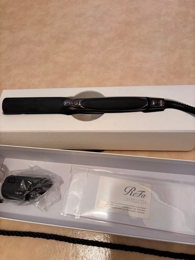 RiFa ストレートヘアアイロン ブラック プロ