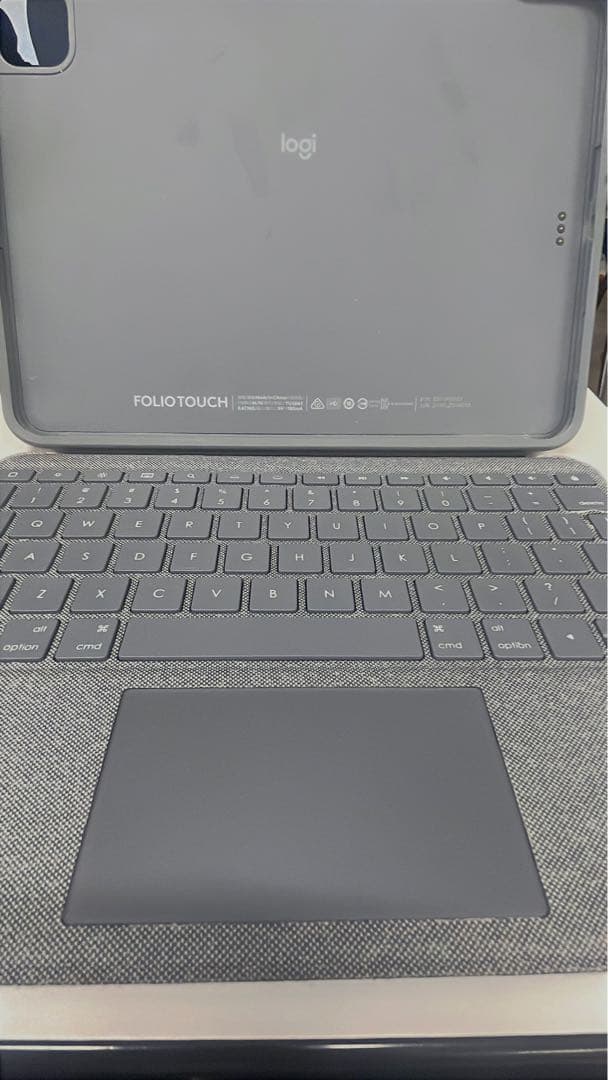 Logi FOLIO TOUCH グレー iPadケース