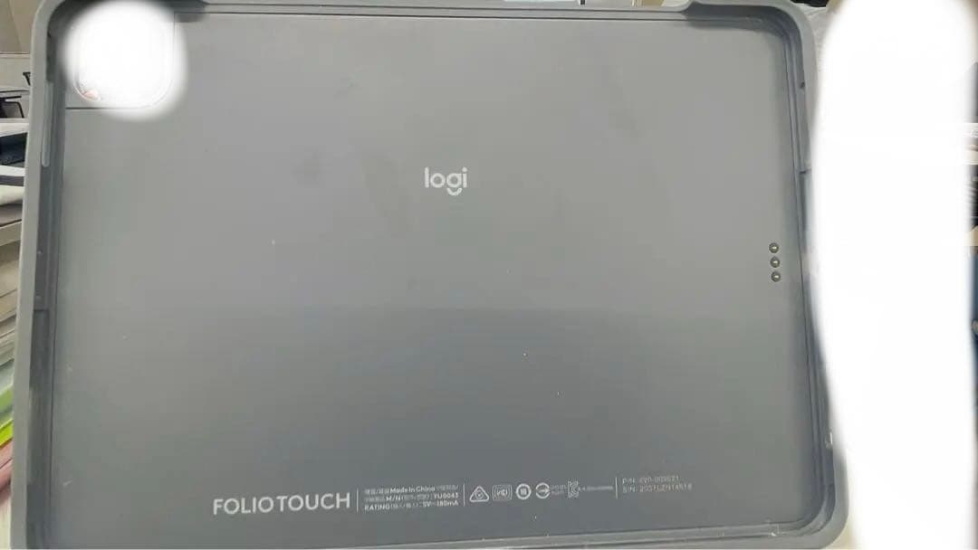 Logi FOLIO TOUCH グレー iPadケース