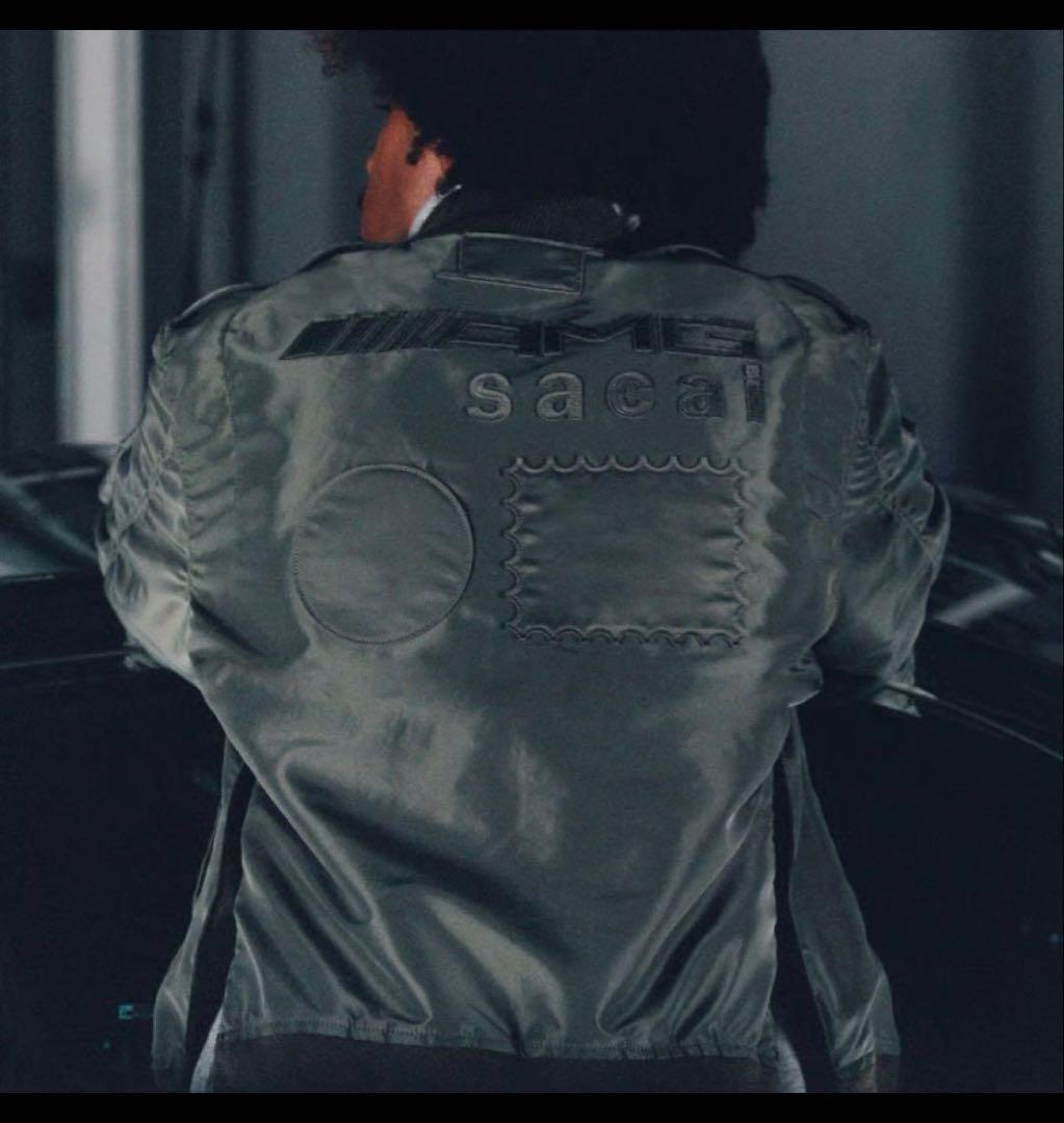 sacai メルセデス・ベンツ AMG コラボ　ボンバージャケット　MA-1