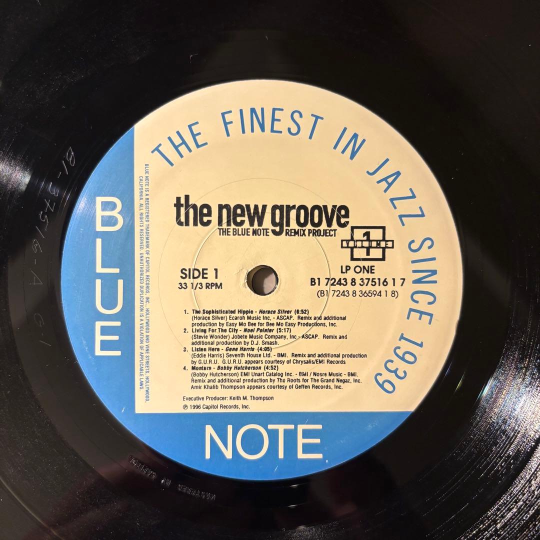 THE NEW GROOVE / BLUE NOTE REMIX US正規LP