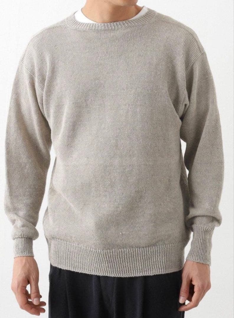 は*く様 新品未使用　タグ付き　COMOLI コモリ　ヘンプガンジーニット