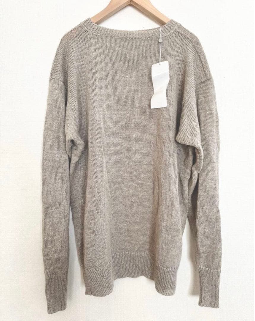 は*く様 新品未使用　タグ付き　COMOLI コモリ　ヘンプガンジーニット