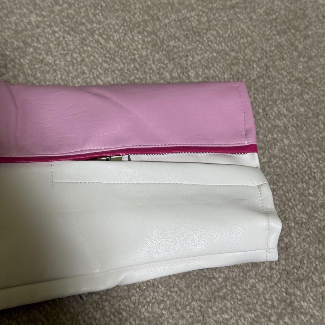 Ferrari フェラーリ レザージャケット 未使用 M ピンク×ホワイト