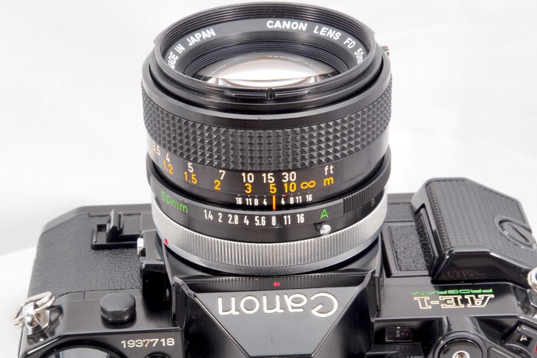 Canon AE-1 P 黒 50mm f/1.4 S.S.C. 分解整備済