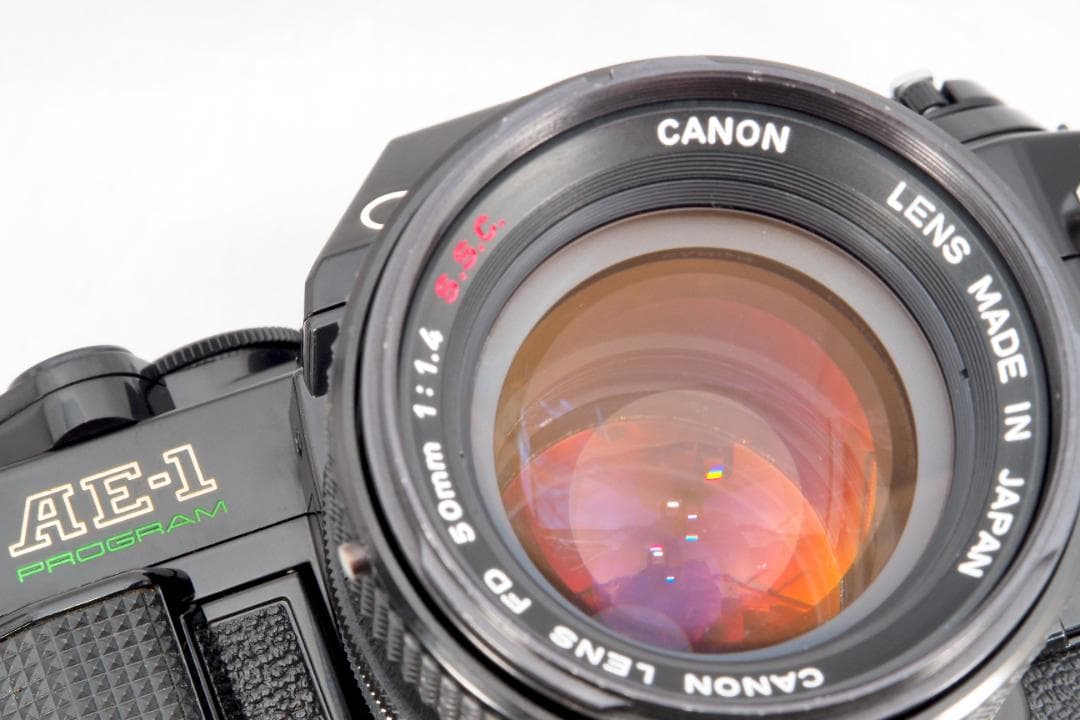 Canon AE-1 P 黒 50mm f/1.4 S.S.C. 分解整備済