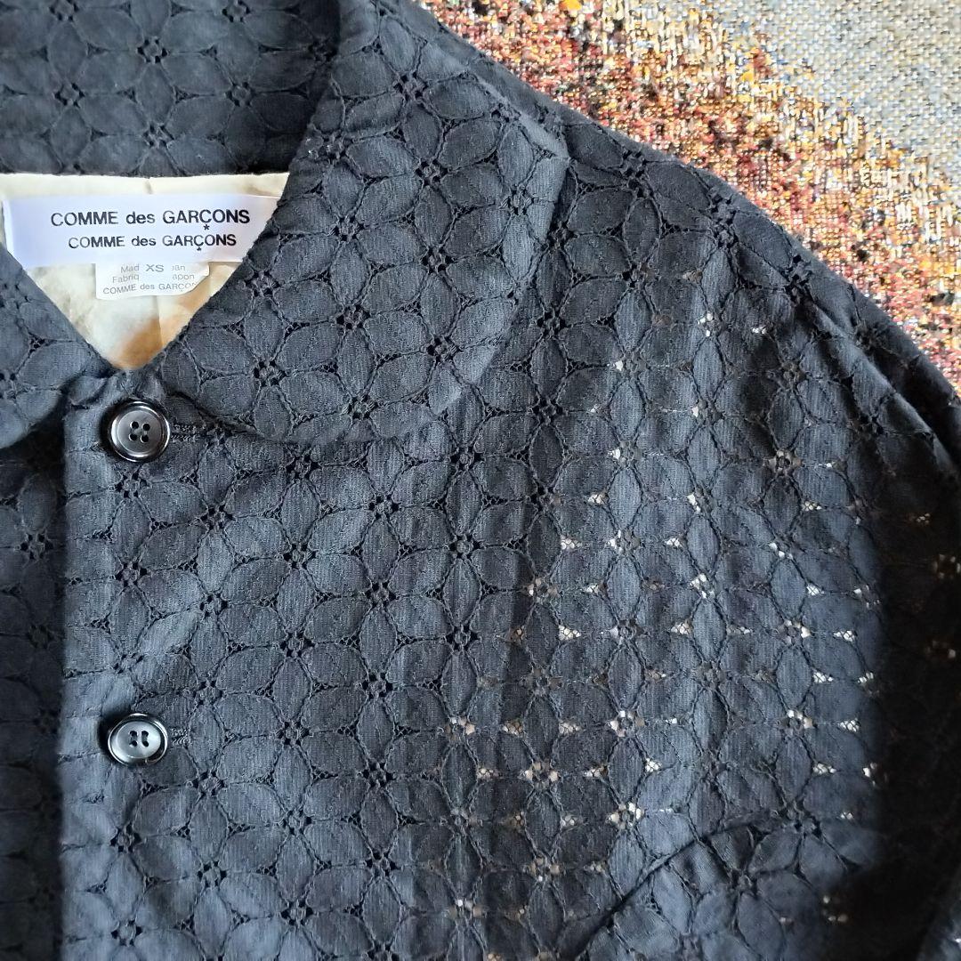 コムデギャルソン コムコム 花柄デザイン ジャケット