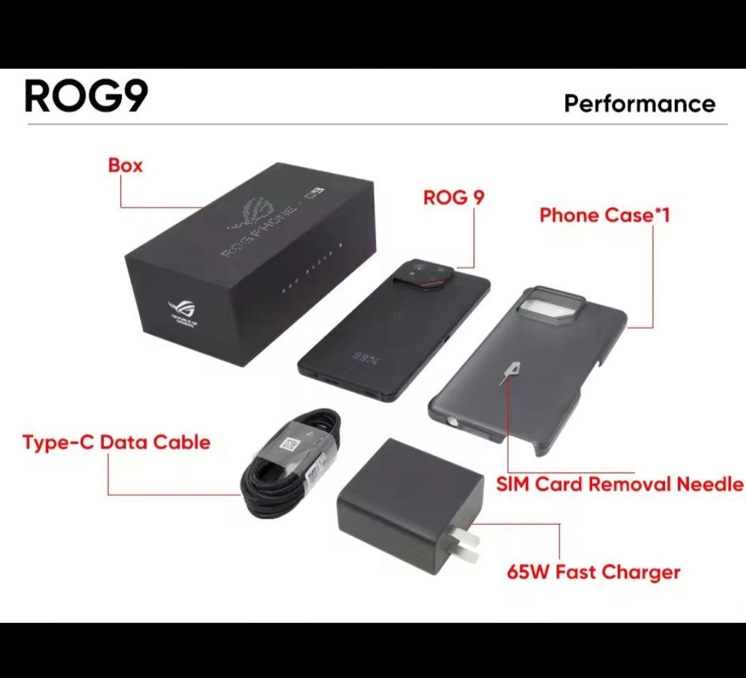 ROG PHONE 9 ブラック　12GB　256GB　グローバルロム