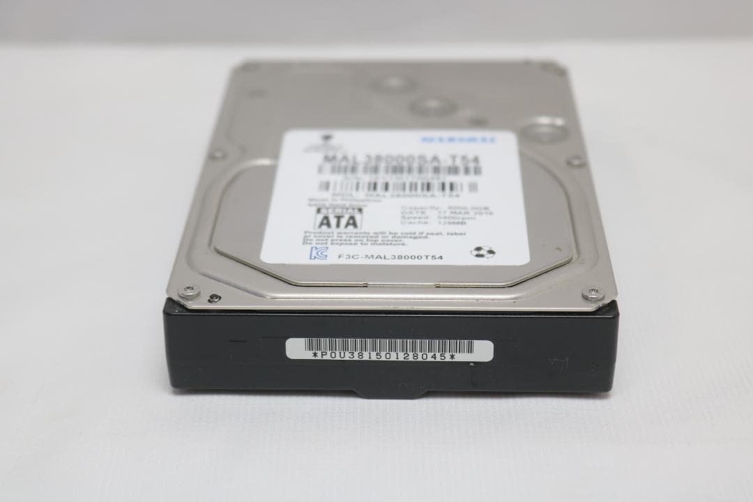 HDD 3.5インチ MARSHAL MAL38000SA-T54 8TB 中古