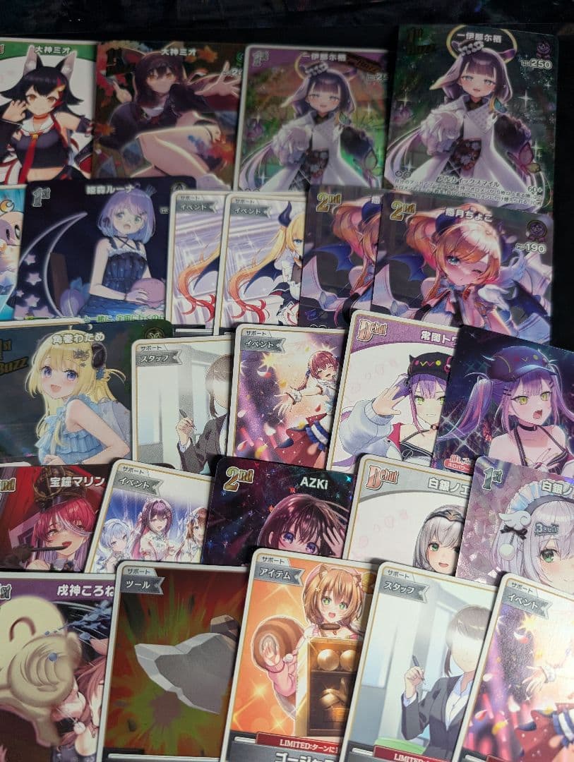ホロライブカード sr 汎用サポートカードまとめ売り