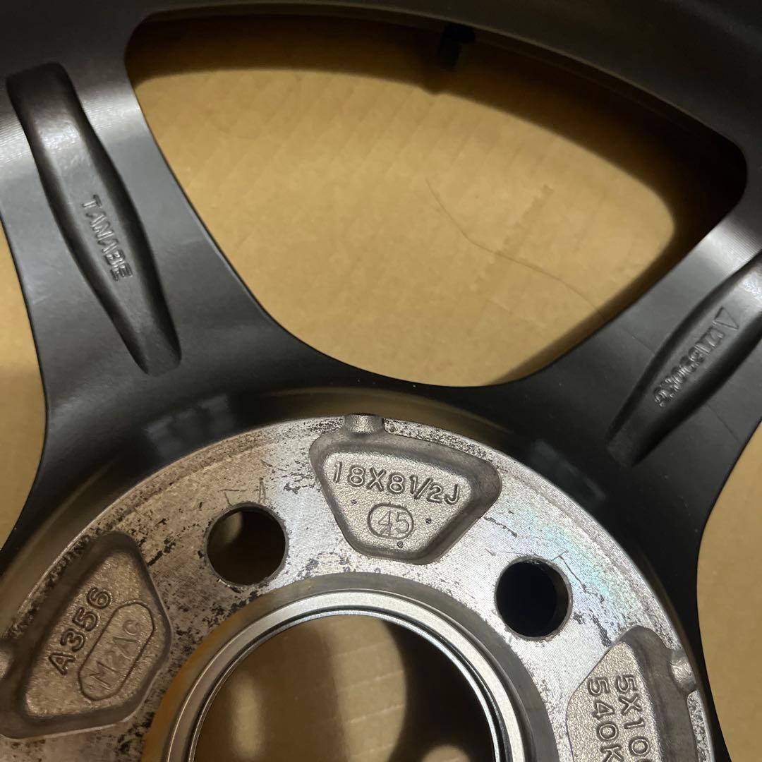 18インチ　SSR GTX03 8.5 j 5H PCD100 2本のみ